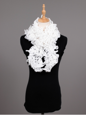 HAND-CRAFTED RUFFLE SCARF